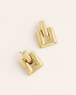 Goldtone Link Drop Earrings | Chico's