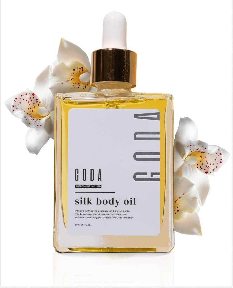 GODA Silk Body Oil Women - Firming Anti Aging Moisturizing Formula, Crepey Skin Hydrating After S... | Amazon (US)
