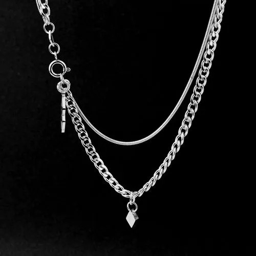 Juanitro - Pendant Layered Chain Necklace | YesStyle | YesStyle Global
