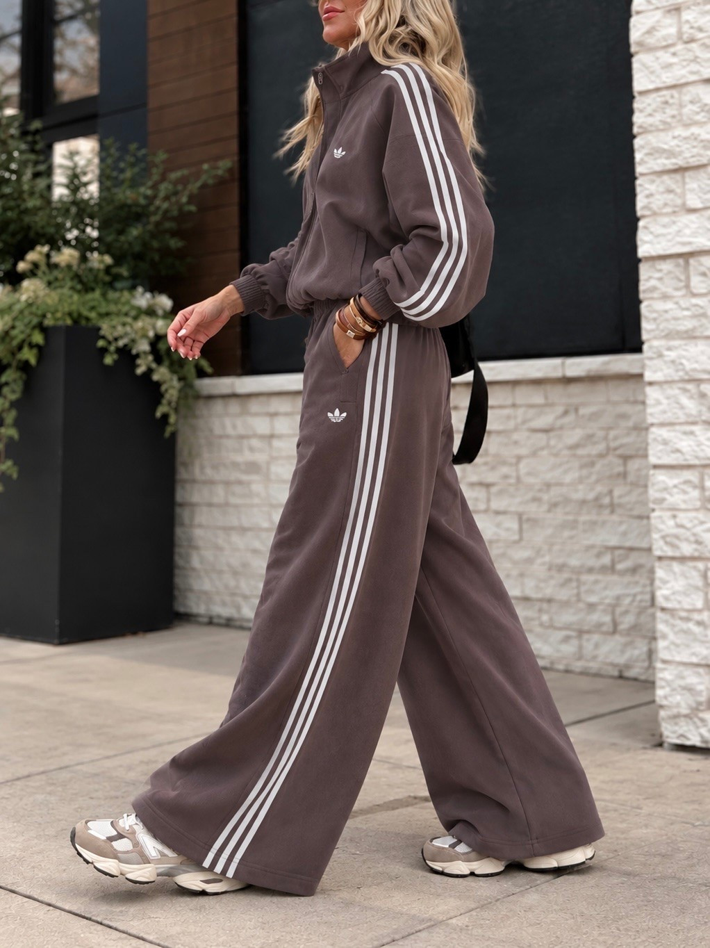 Adidas just made the tracksuit look LUXE! 🤎 These NEW suede-look separates are giving elevated sporty chic, and I’m loving the wide-leg track pants with the matching jacket! Sold separately and available in multiple colors. Which color would you grab? 👀

Adidas new arrivals, Adidas tracksuit women, suede tracksuit, wide leg track pants