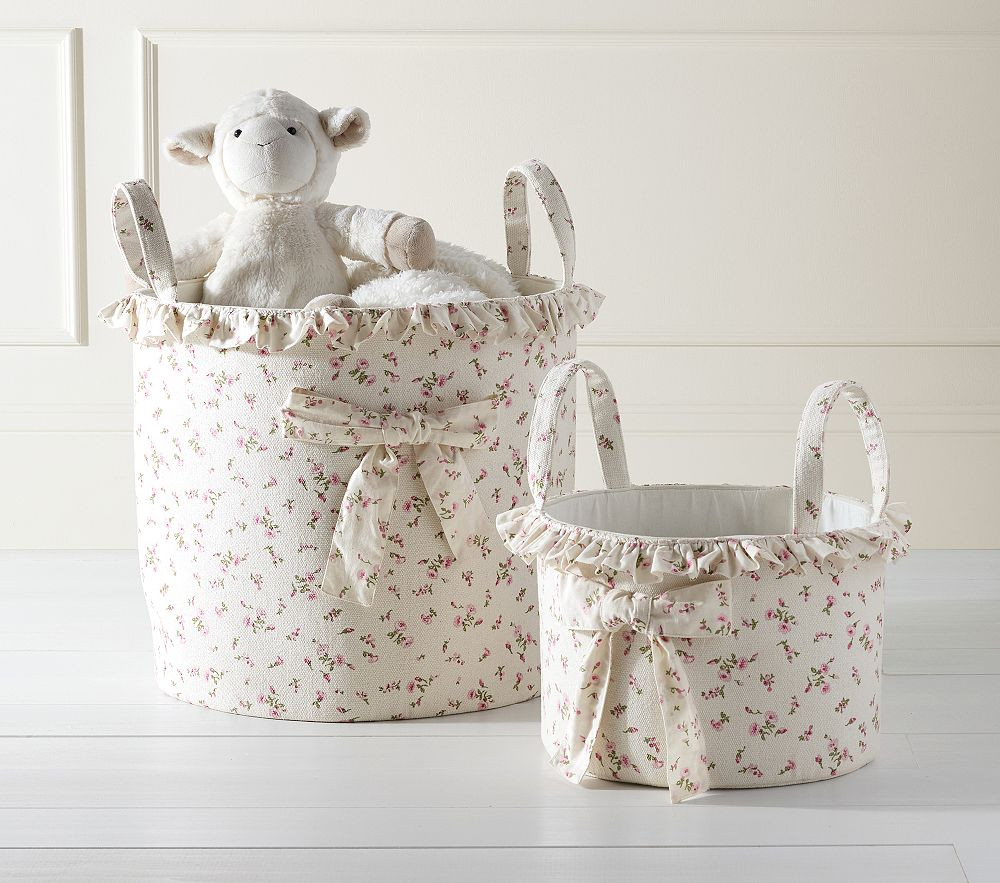 LoveShackFancy Prairie Wildflower Storage | Pottery Barn Kids