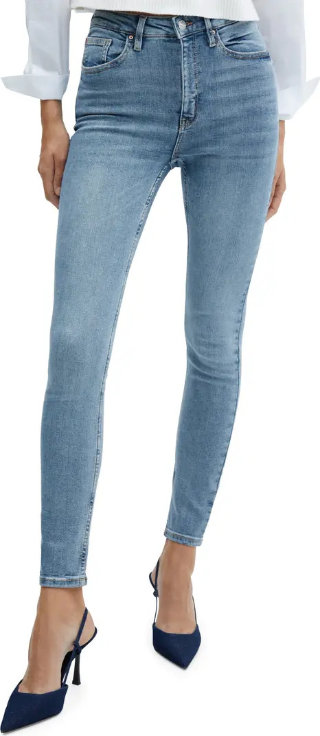 MANGO High Waist Skinny Jeans | Nordstrom | Nordstrom