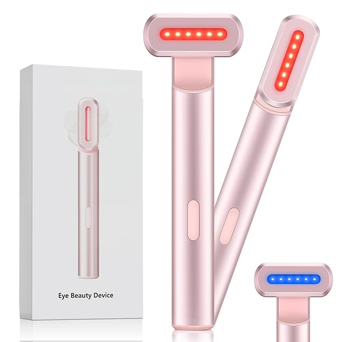 4-in-1 Light-Therapy-Wand,Red Light Therapy for Face and Neck - Microcurrent Facial Device for An... | Amazon (US)