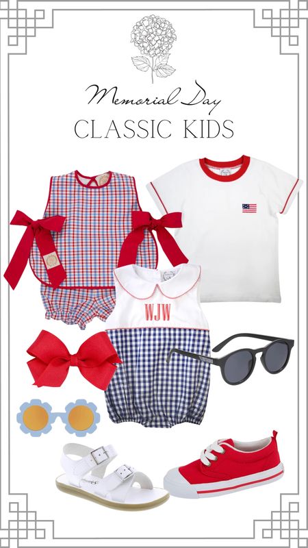 Memorial Day Ready!

Kids clothes classic navy white red American flag sunglasses bubble 

#LTKbaby #LTKbump #LTKkids