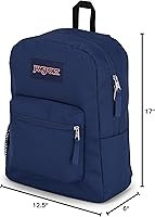 JanSport Cross Town Backpack 17" x 12.5" x 6" - Simple Bag for Everyone with 1 Main Compartment, ... | Amazon (US)