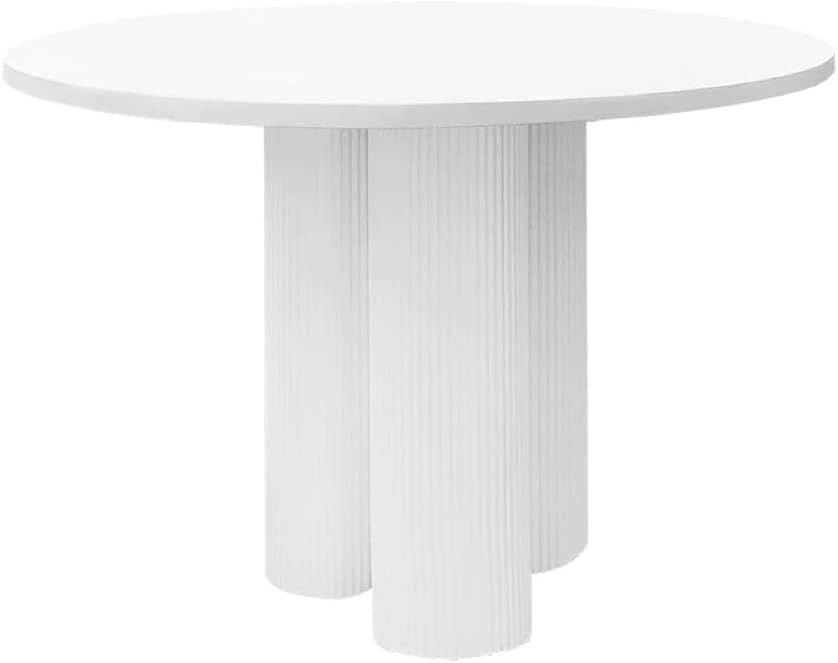 The Hillary Style - Solid Wood Round Rock Plate Dining Table（Table only） | Amazon (US)