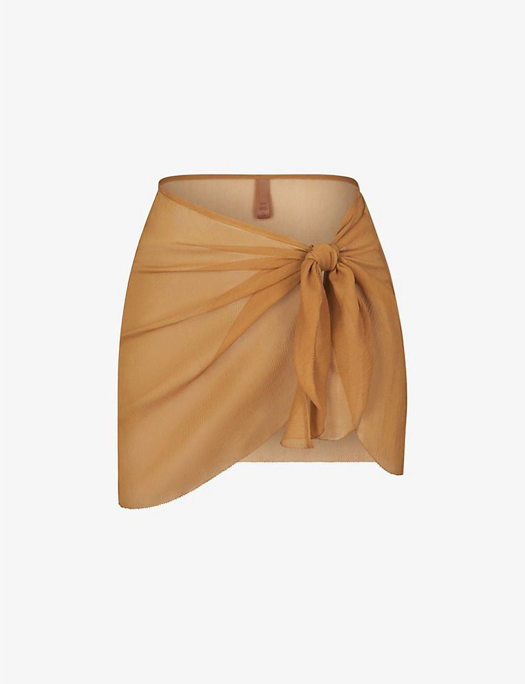 Semi-sheer chiffon silk skirt | Selfridges