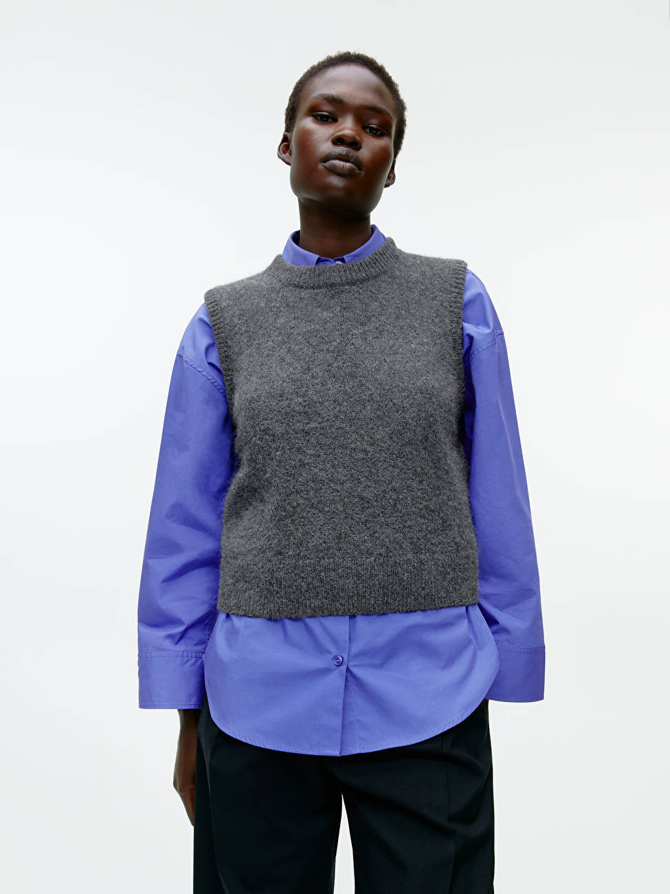 Knitted Alpaca Yak Vest | ARKET (US&UK)