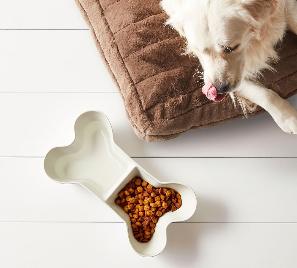 Mason Bone Shaped Pet Bowl | Pottery Barn (US)