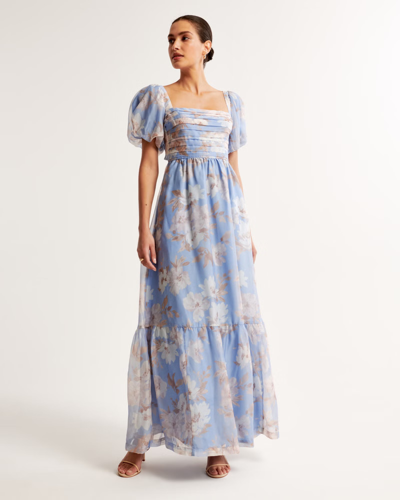 Emerson Drama Bow-Back Gown | Abercrombie & Fitch (US)