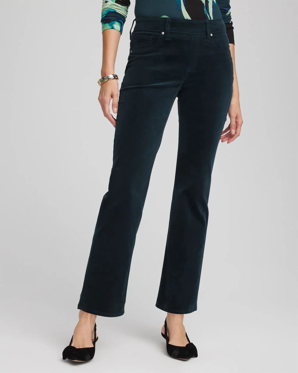 Velveteen Pull-On Flared Jeans | Chico's