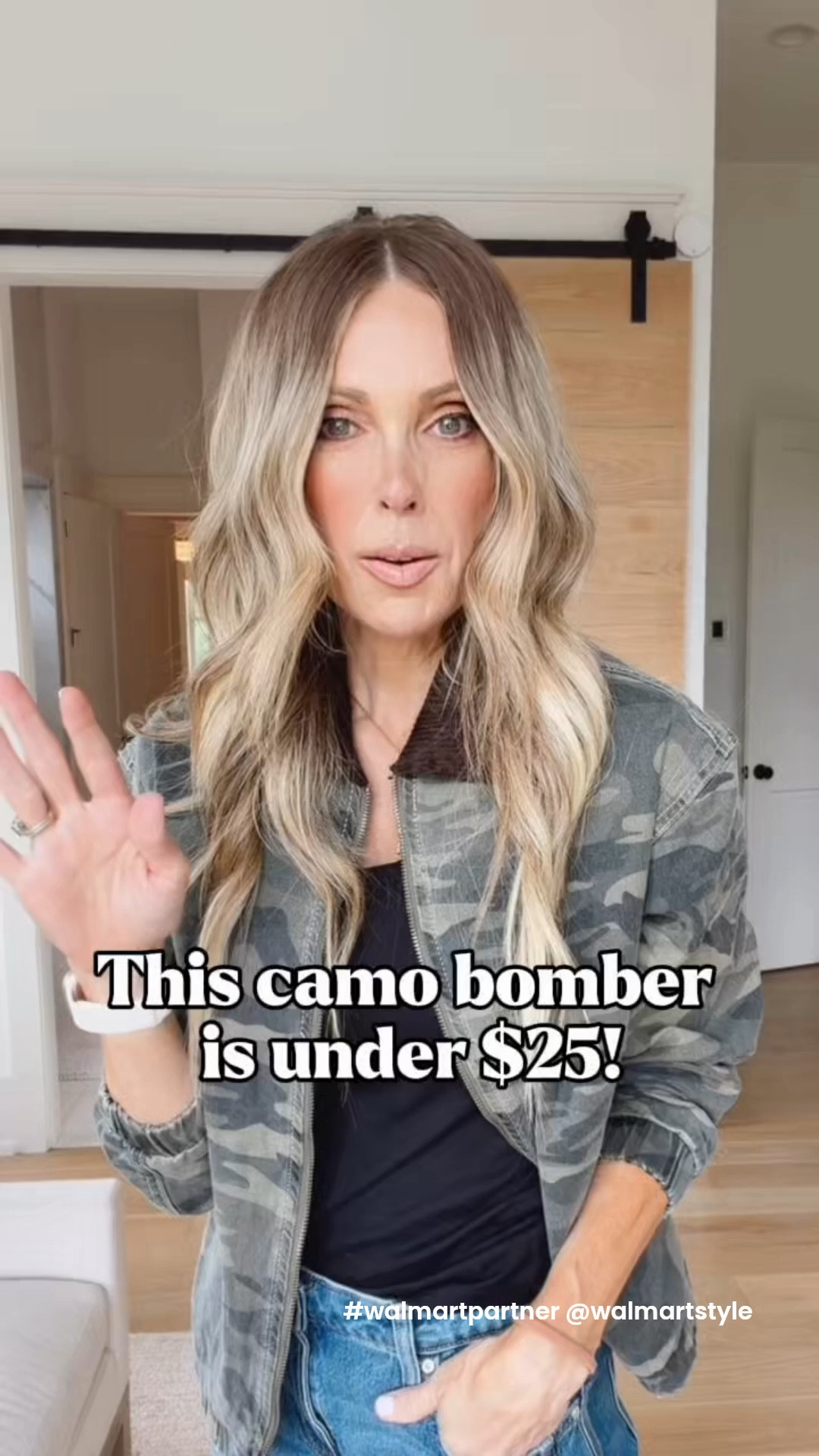 If camo pants aren't your style, baby step into this trend with a camo bomber jacket for under $25. 

#walmartpartner @Walmart #walmartstyle