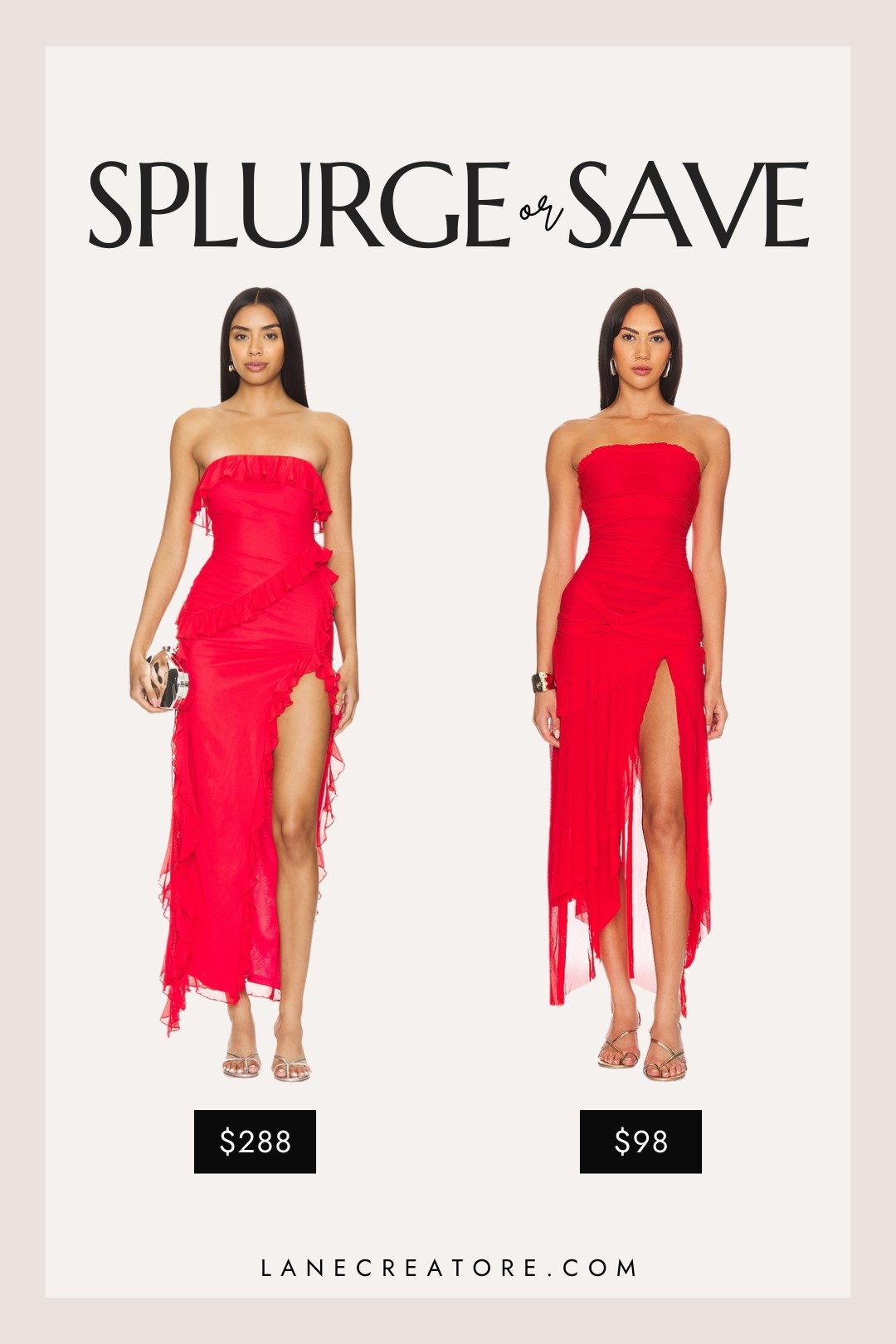 GUIZIO dress dupe … Splurge or save?✨ . . . Tags: GUIZIO dress dupe. GUIZIO Lyla dress dupe. GUIZIO red dress dupe. GUIZIO inspired dress. GUIZIO lookalike. Strapless red dress
. Summer date night dress. High slit maxi dress. Designer look for less. Romantic red dress under $100.


#LTKStyleTip #LTKFindsUnder100