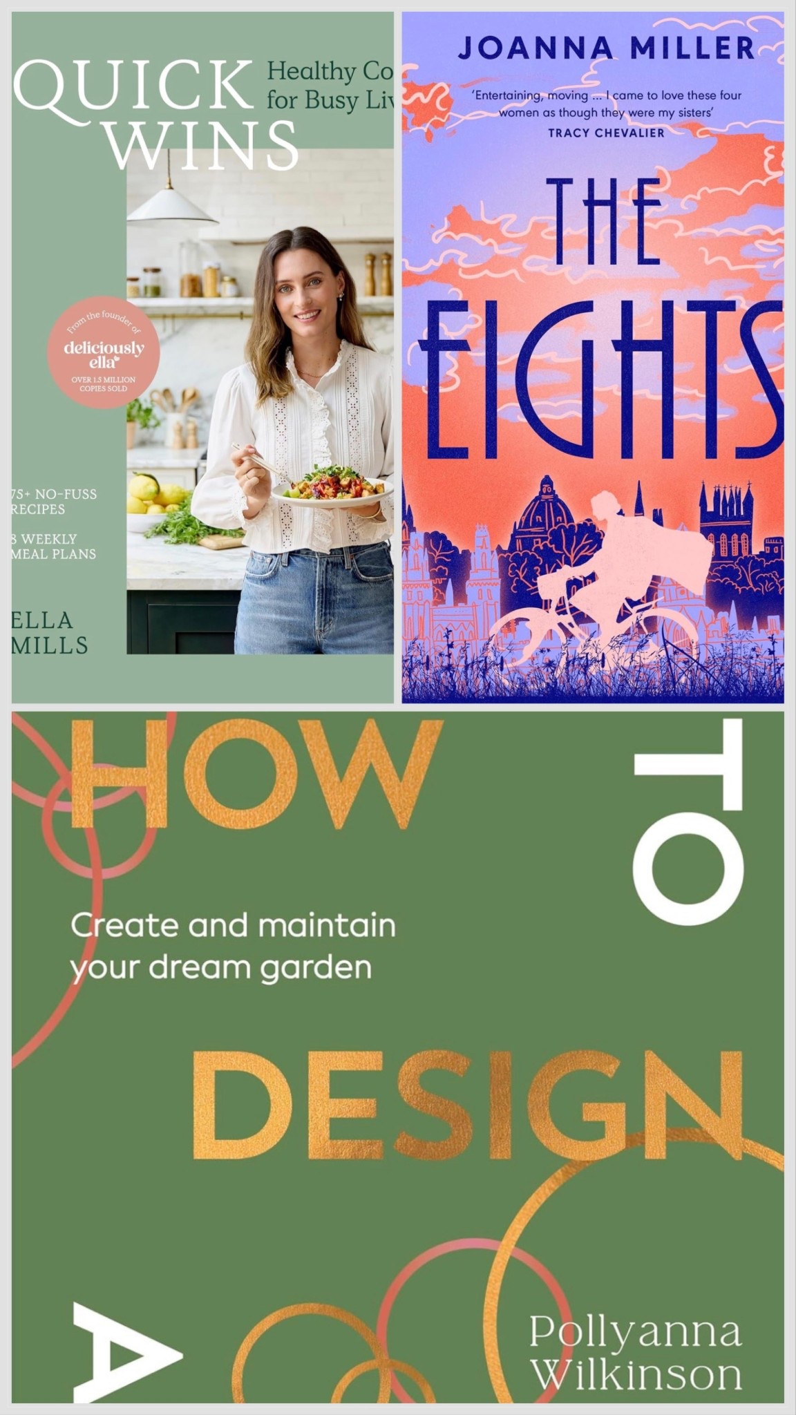 What I’m curling up with - one cookbook, a novel and garden design 

#LTKhome