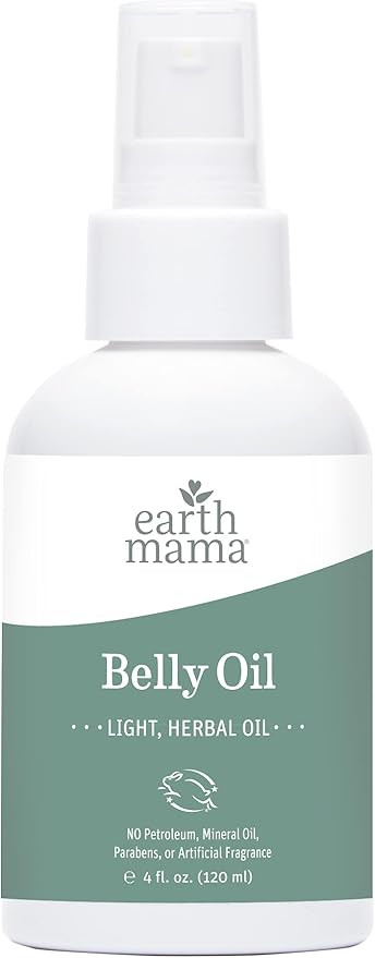 Belly Oil by Earth Mama | To Safely Moisturize and Promote Skin's Natural Elasticity During Pregn... | Amazon (US)