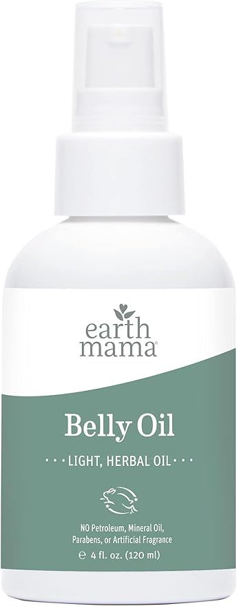 Belly Oil by Earth Mama | To Safely Moisturize and Promote Skin's Natural Elasticity During Pregn... | Amazon (US)