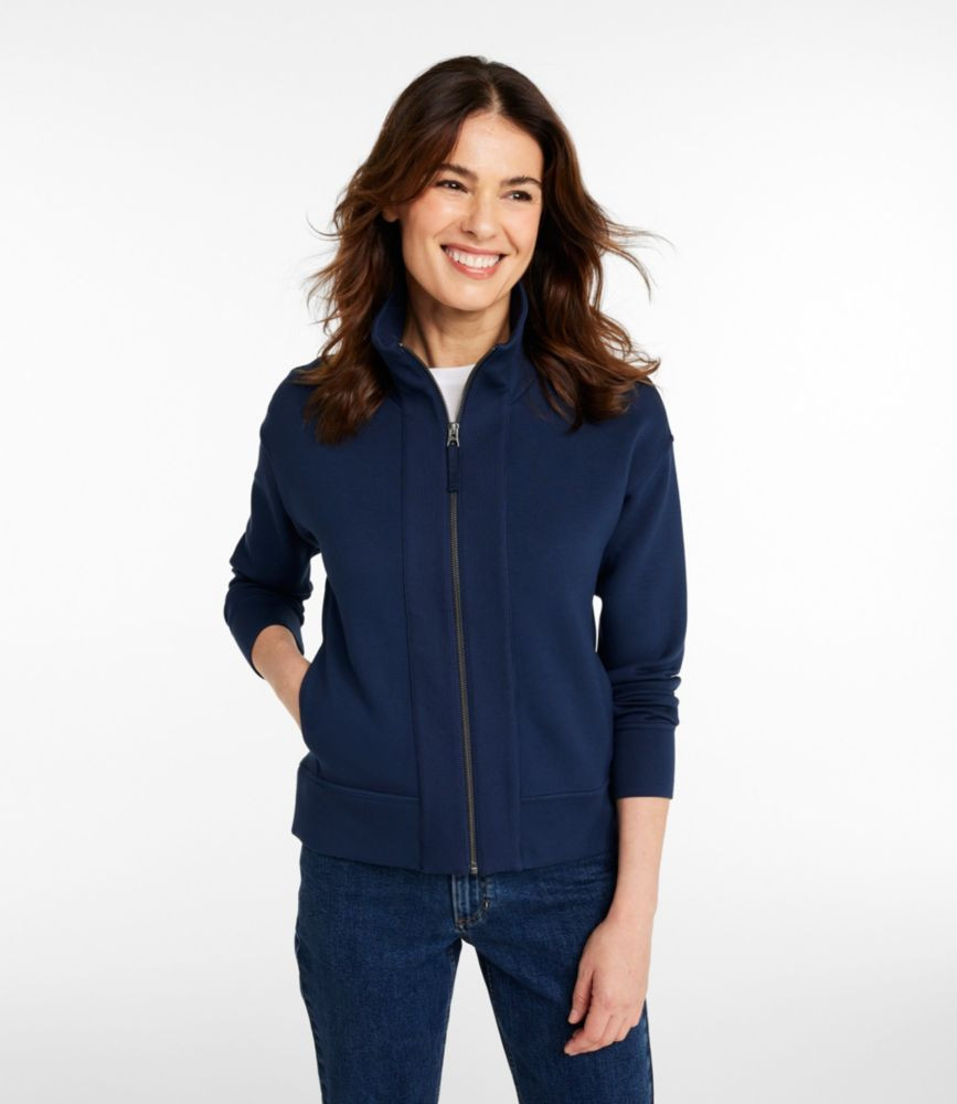 Women's L.L.Bean CloudSoft Top, Full-Zip | L.L. Bean