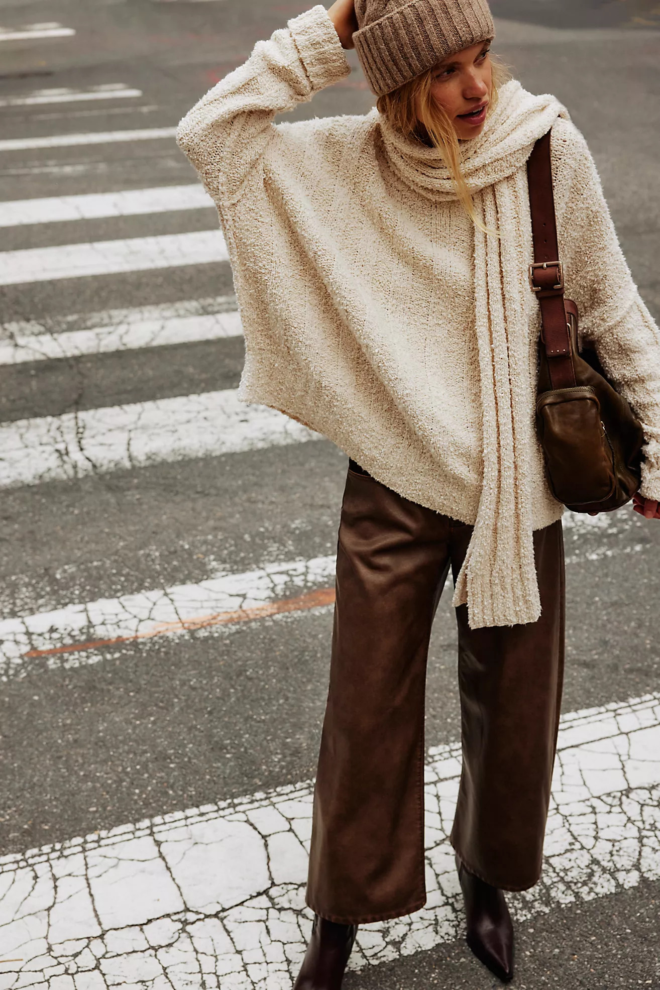 Lillian Scarf Sweater | Free People (Global - UK&FR Excluded)