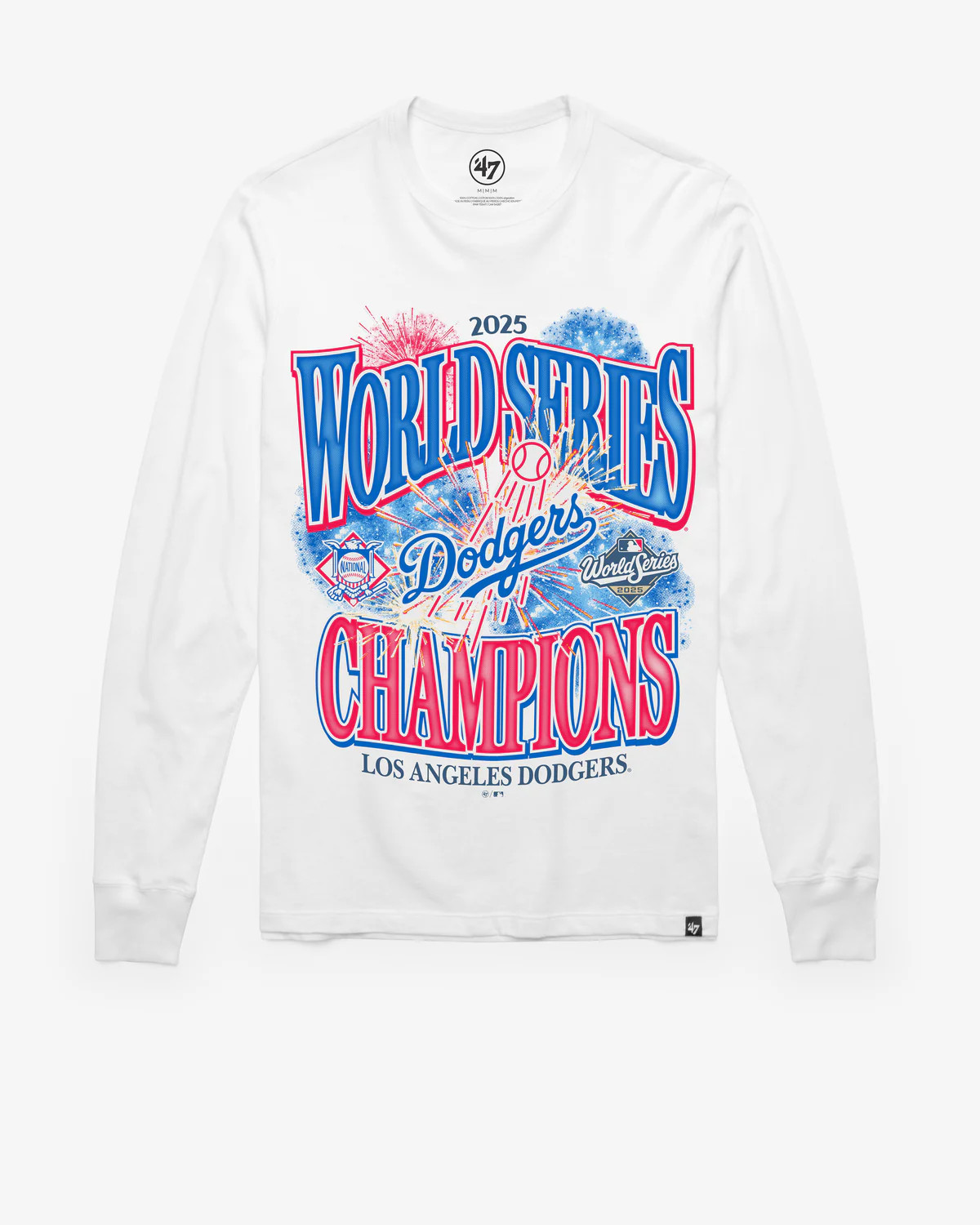 LOS ANGELES DODGERS 2025 WORLD SERIES CHAMPIONS '47 FRANKLIN LONG SLEEVE TEE | '47Brand