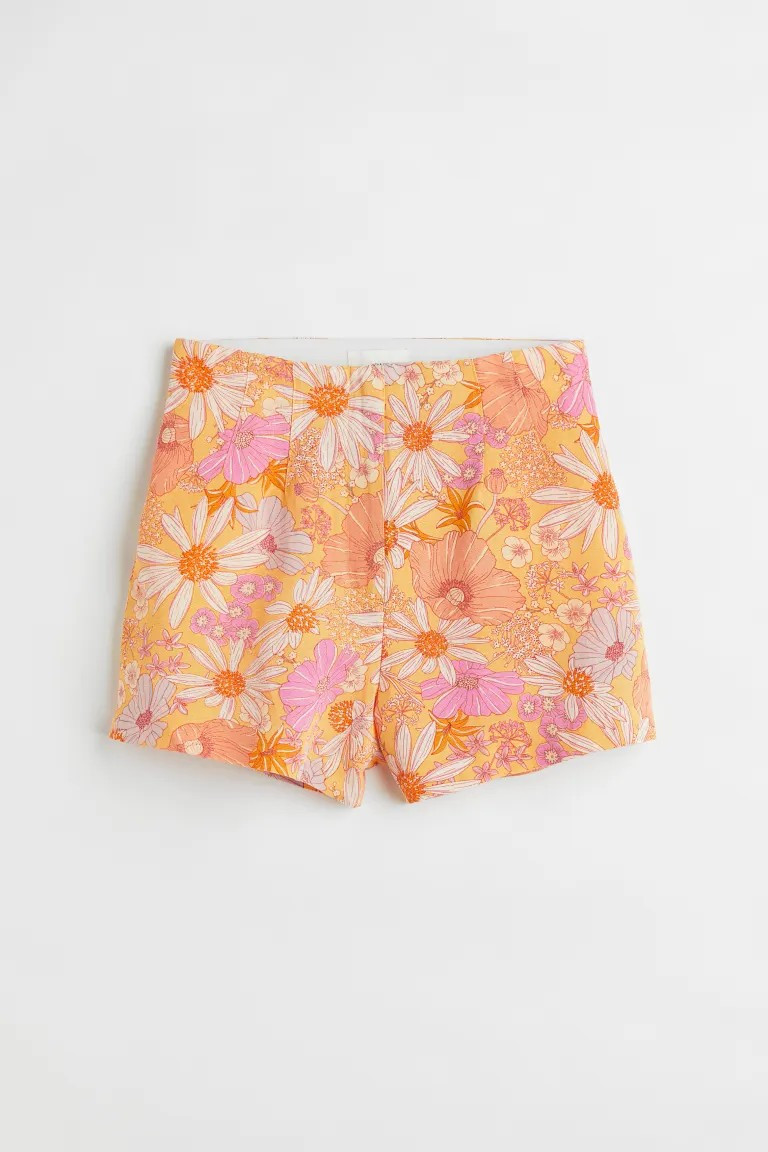 Linen-blend Shorts | H&M (US + CA)