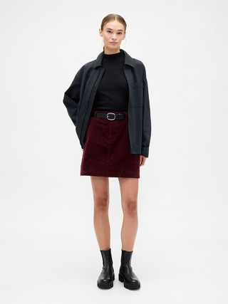 Corduroy Mini Skirt | Gap Factory