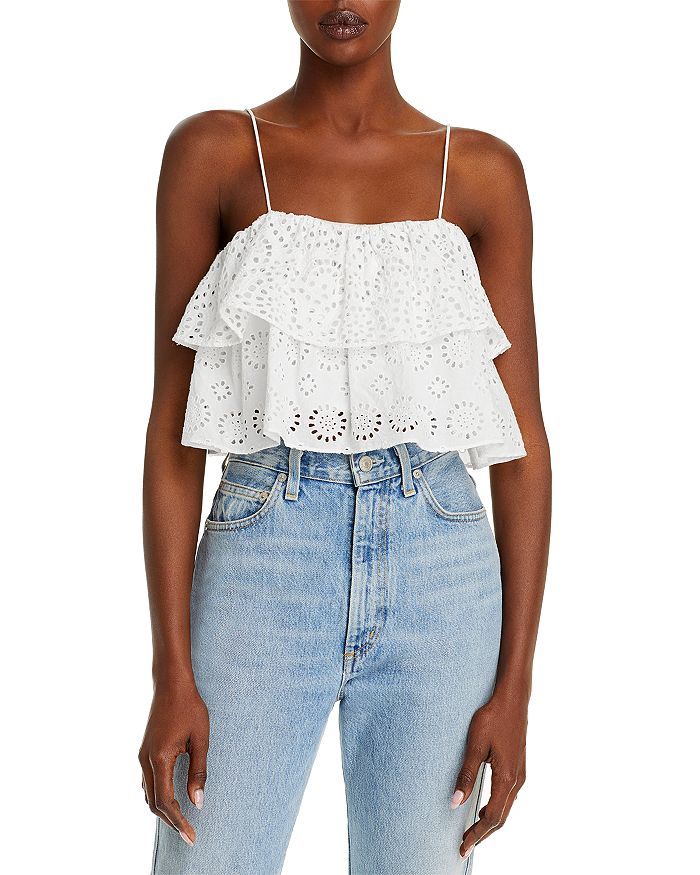 Marylynn Ruffle Crop Top | Bloomingdale's (US)