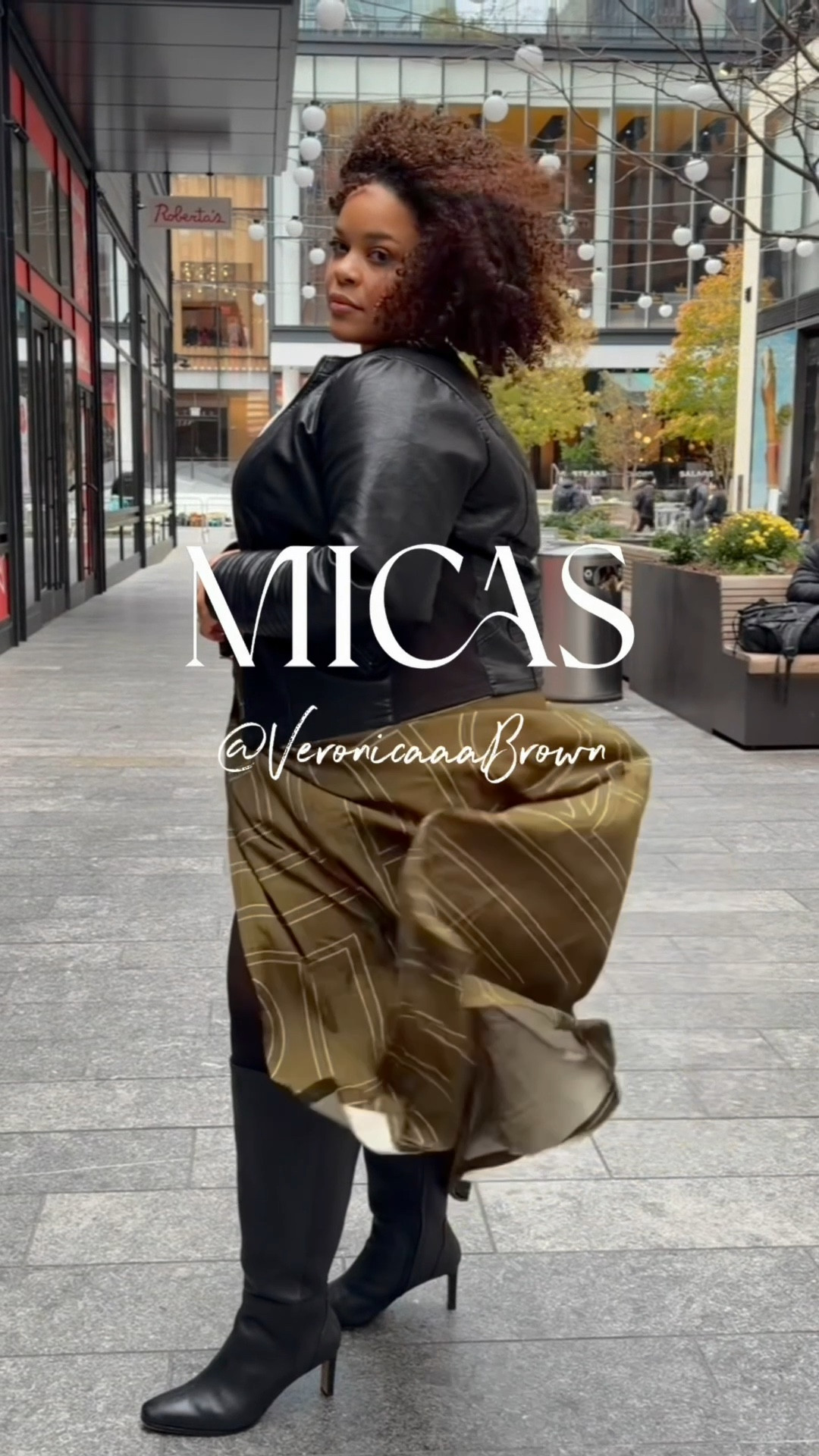 In the city doing what a girl does best💋 @micas.official @micascurve 

Use code VBROWN12 to save monies in your purchase ✨

Outfits: 
1. Plus Size Ruched Short Sleeve T-Shirt + Plus Size Geometric Print Knotted High Waist Skirt
2. Plus Size Ruched Twist Knot One Shoulder Short Sleeve
3. Leopard Print Draped Cowl Neck Slip Midi Dress
*Make sure to have a slip available for this dress!*

#ootd #plussize #curves #dress #micasgal #shopmicas #shopmicasreview

#LTKPlusSize #LTKootd #LTKHoliday