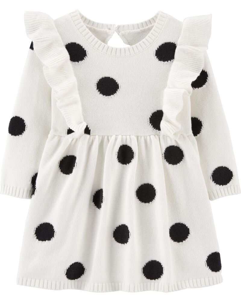 Polka Dot Sweater Dress | Carter's