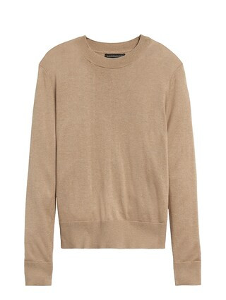 Silk Cashmere Relaxed Sweater | Banana Republic (CA)