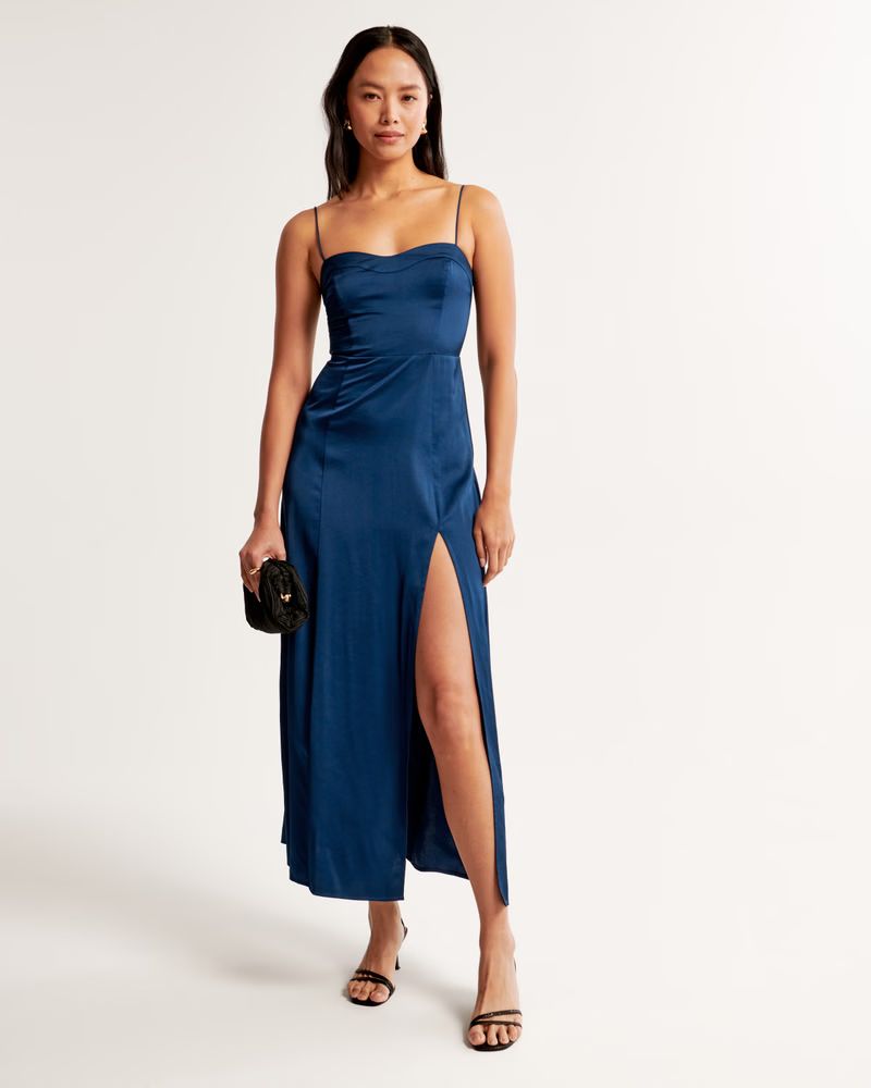 Women's The A&F Camille Maxi Dress | Women's The A&F Wedding Shop | Abercrombie.com | Abercrombie & Fitch (US)