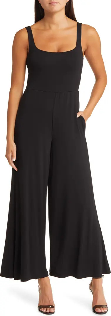 Square Neck Wide Leg Jumpsuit | Nordstrom