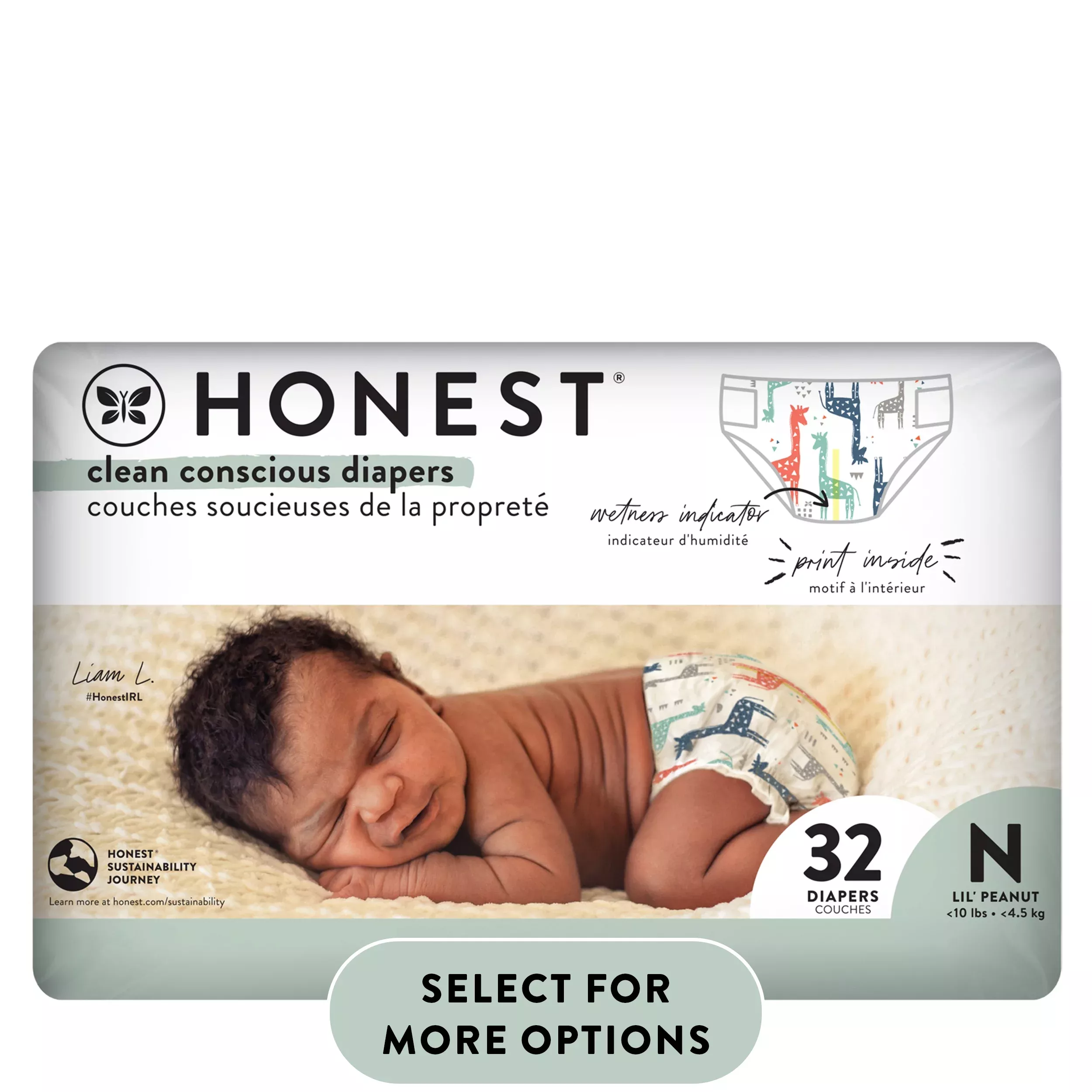 The Honest Company, Plant-Based Baby Wipes, Fragrance-Free, 144 Count  (Select for More Options)