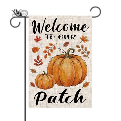 Pumpkin Patch Decorations - Pumpkin Patch Sign Garden Flag Double Sided Outside Vertical Autumn Seasonal Holiday Welcome Yard Decoration Lawn Outdoor Decor | Amazon (US)