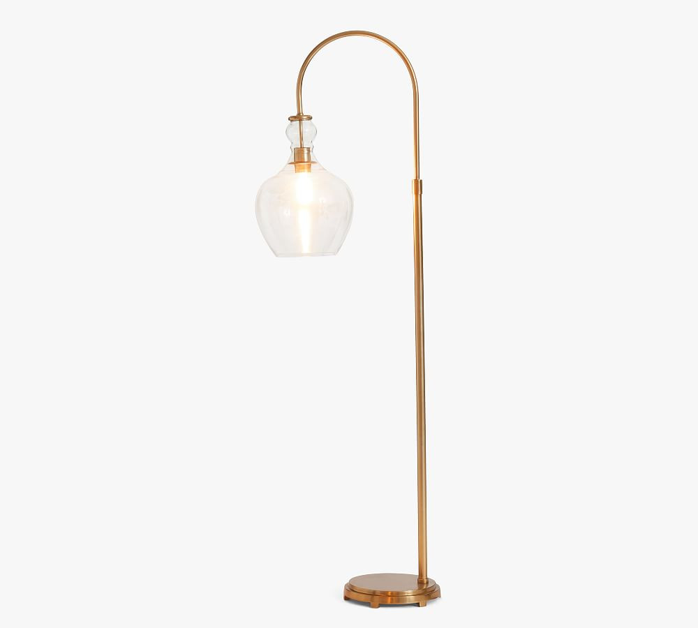 Flynn Recycled Glass Floor Lamp | Pottery Barn (US)
