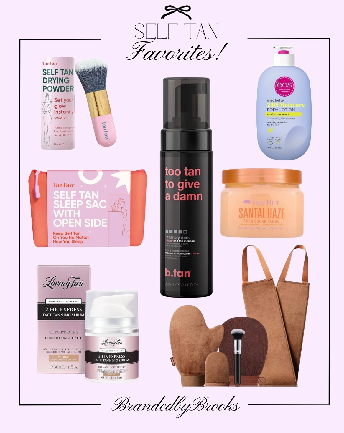 ✨My go-to self tan lineup✨
These are the products I use for that perfect, natural glow— no streaks, just sun-kissed skin all year long ☀️🤎
Shop all my self-tan favorites here!

#LTKGiftGuide #LTKBeauty #LTKFindsUnder100