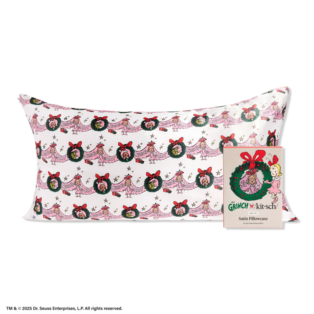 The Grinch x Kitsch King Satin Pillowcase - Cindy Lou Who | Ulta