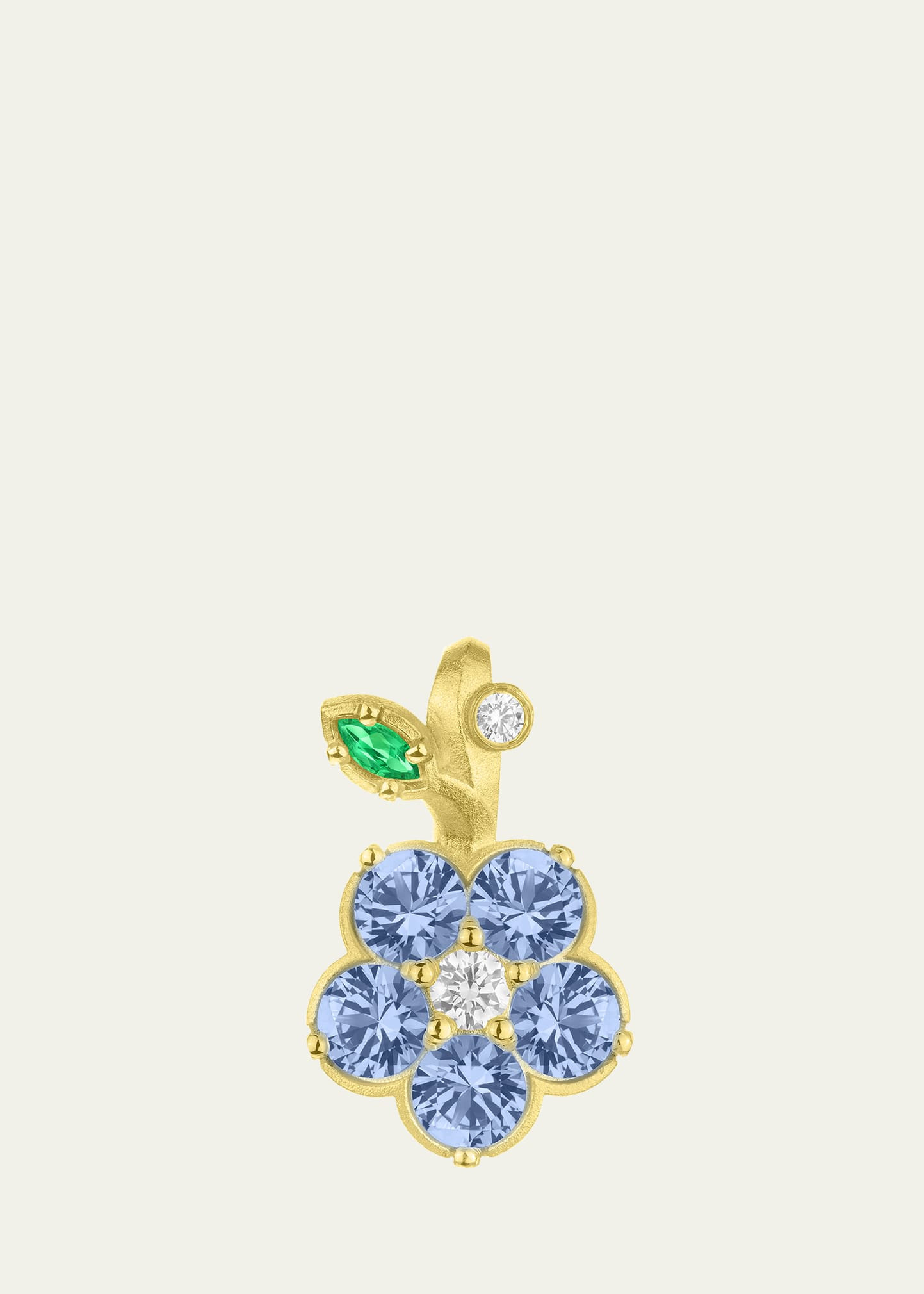 Paul Morelli Wild Child Charm with Diamonds, Blue Sapphires and Tsavorite | Bergdorf Goodman