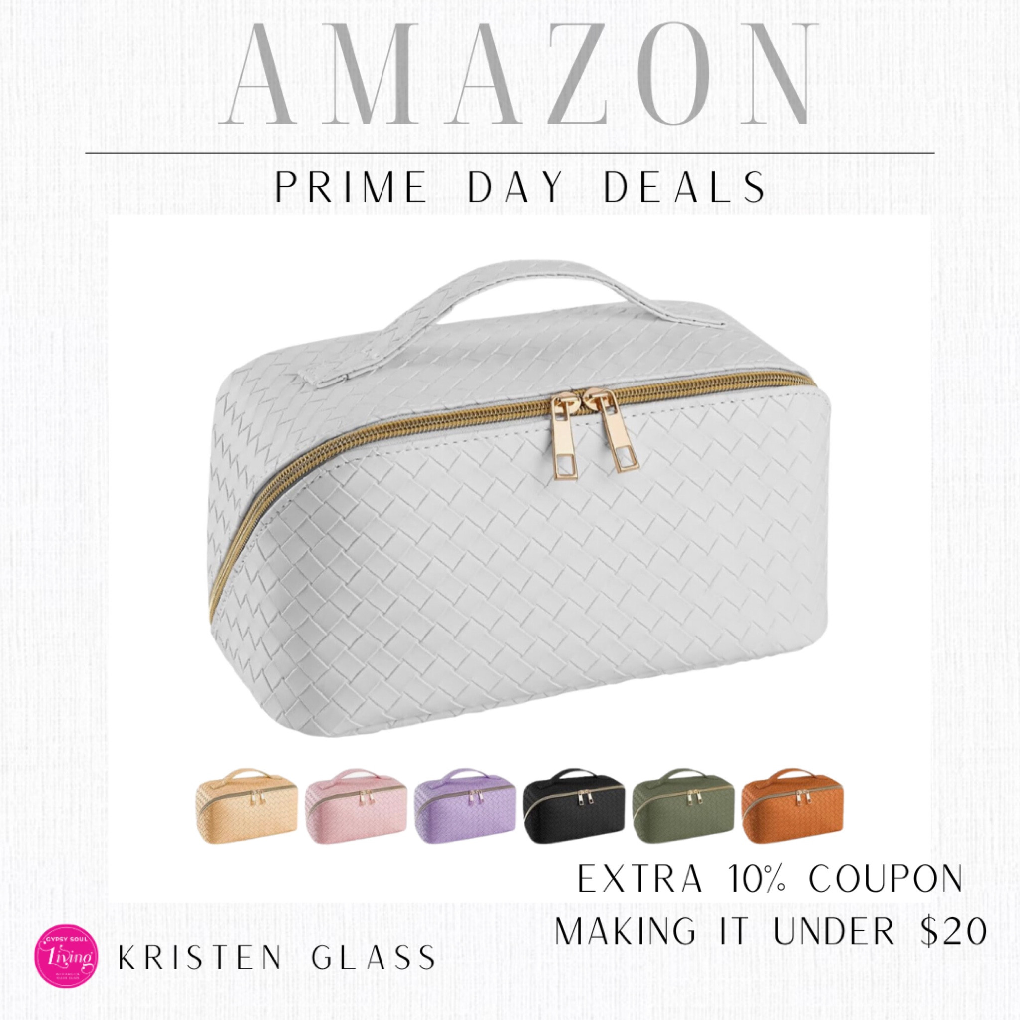 Amazon prime day deals. Viral makeup bag under $20. Makes a great gift idea. Lots of colors to pick from.

#LTKxPrime #LTKHolidaySale #LTKGiftGuide