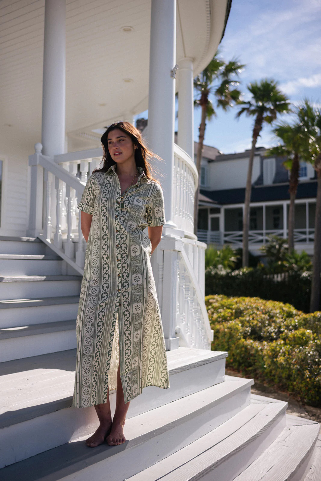 Banks Dress in Allegra Bermuda | Parterre