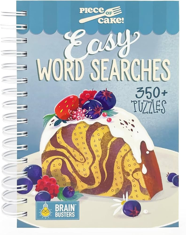 Piece of Cake Easy Word Searches: More than 350 puzzles for the word search lover! (Brain Busters... | Amazon (US)