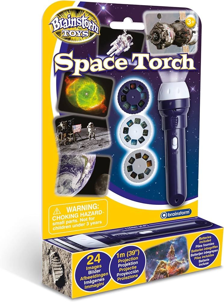 Space Torch and Projector, Creates Clear, Precise Images up to One Metre Wide, Fun Project Double... | Amazon (US)