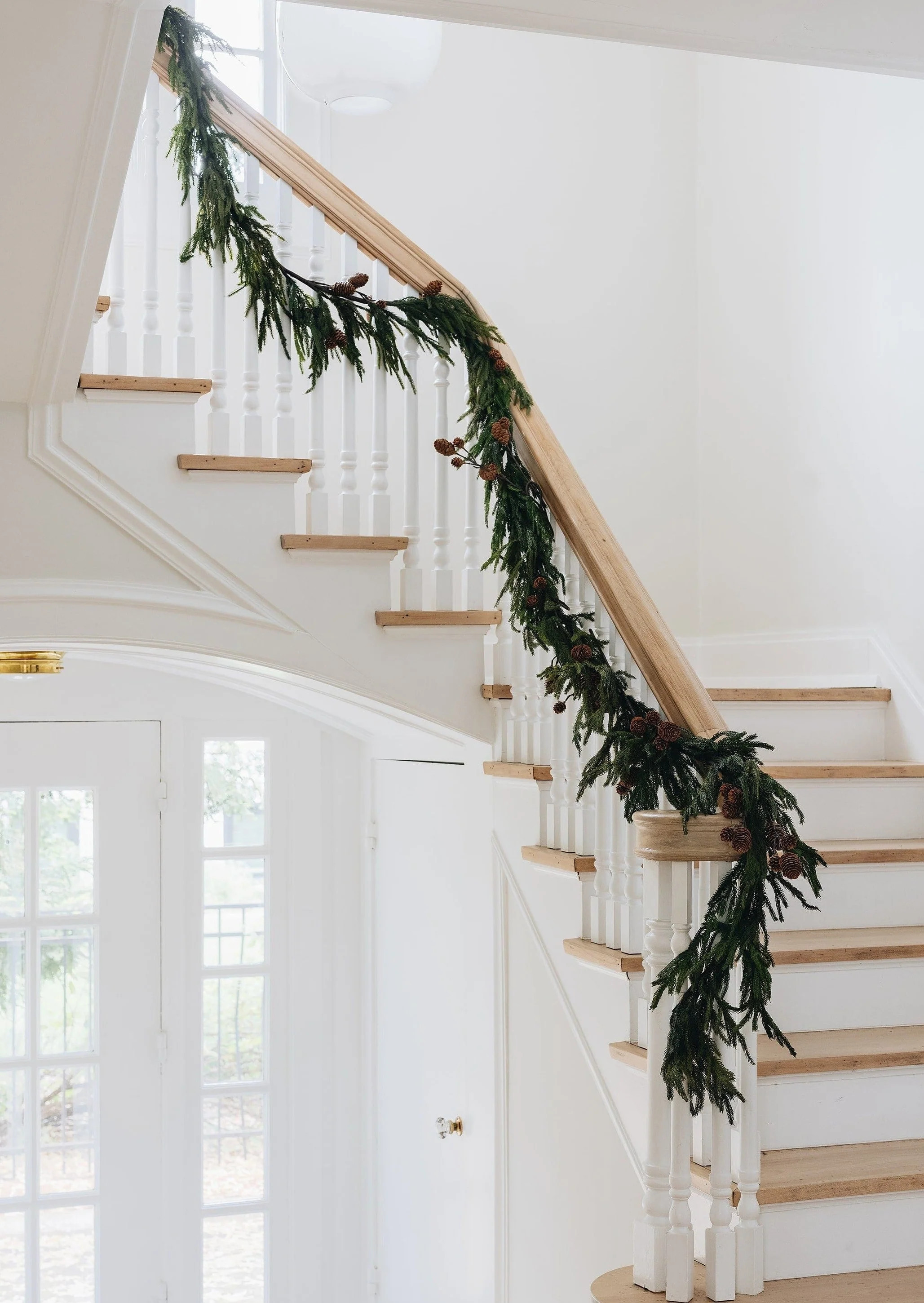 Afloral Real Touch Norfolk Pine Garland - 180" Long | Afloral