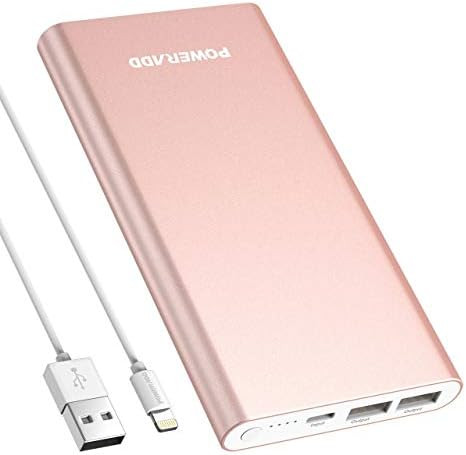 POWERADD Pilot 4GS 12000mAh 8-Pin Input Portable Charger External Battery Pack with 3A High-Speed... | Amazon (US)
