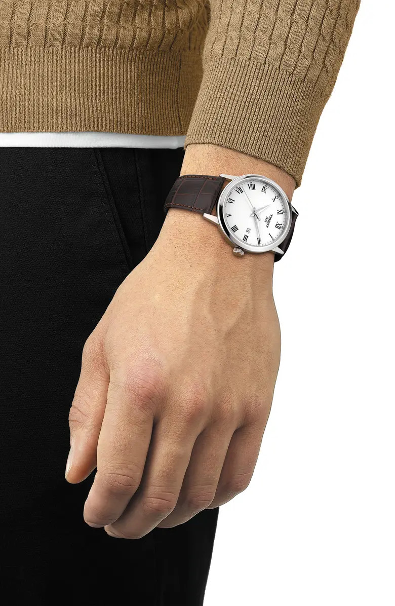 Classic Dream Leather Strap Watch, 42mm | Nordstrom