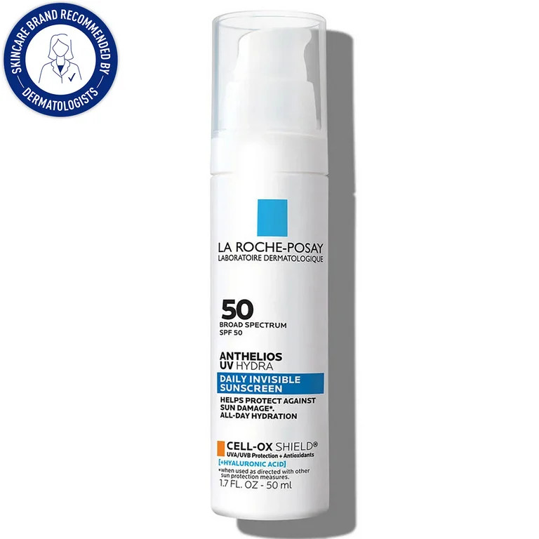 La Roche-Posay Anthelios UV Hydra Hydrating Sunscreen Face Sunscreen SPF 50 with Hyaluronic Acid,... | Walmart (US)