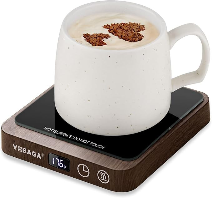 VOBAGA Coffee Mug Warmer & Candle Warmer Plate for Office Home Use with 5 Temperature Settings, C... | Amazon (US)
