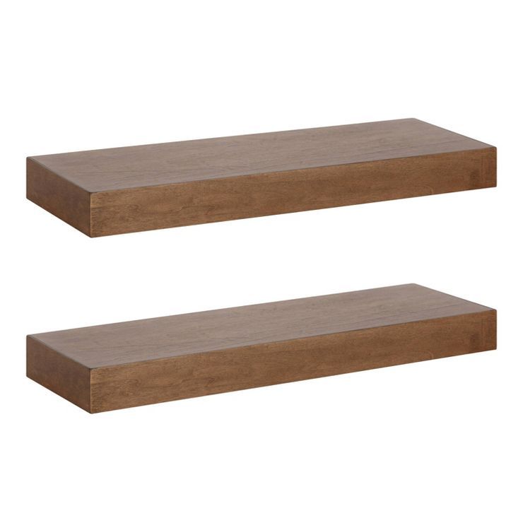 2pc 24" Havlock Wood Shelf Set - Kate & Laurel All Things Decor | Target