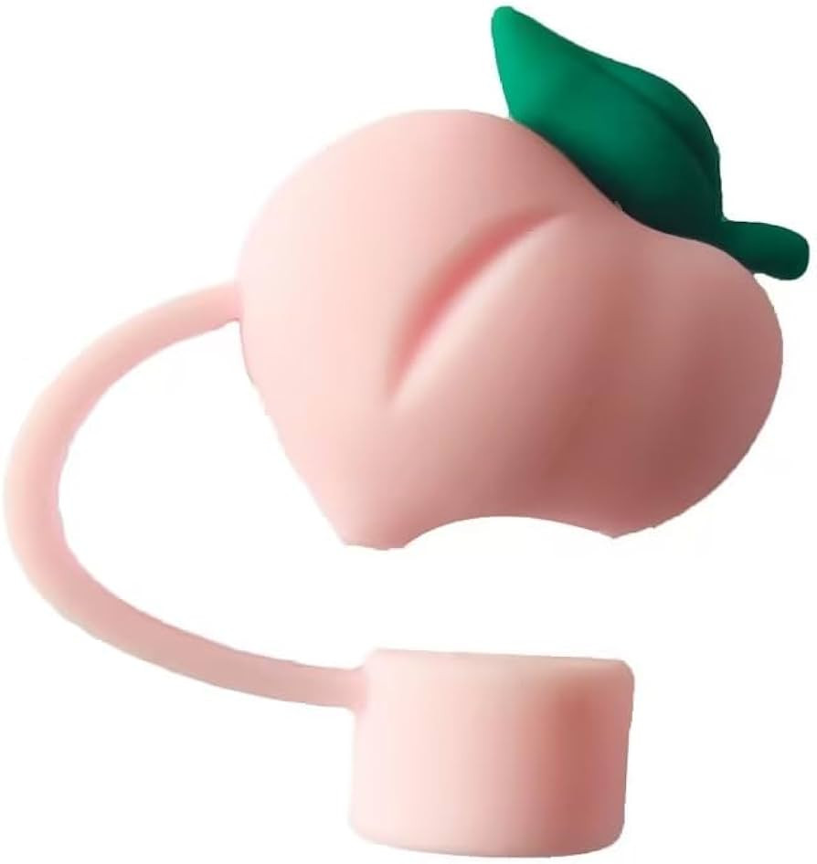 Peach Straw Cover for Stanley 40&30 Oz Cup, 10mm Silicone Straw Covers Cap for Stanley Cup Access... | Amazon (US)