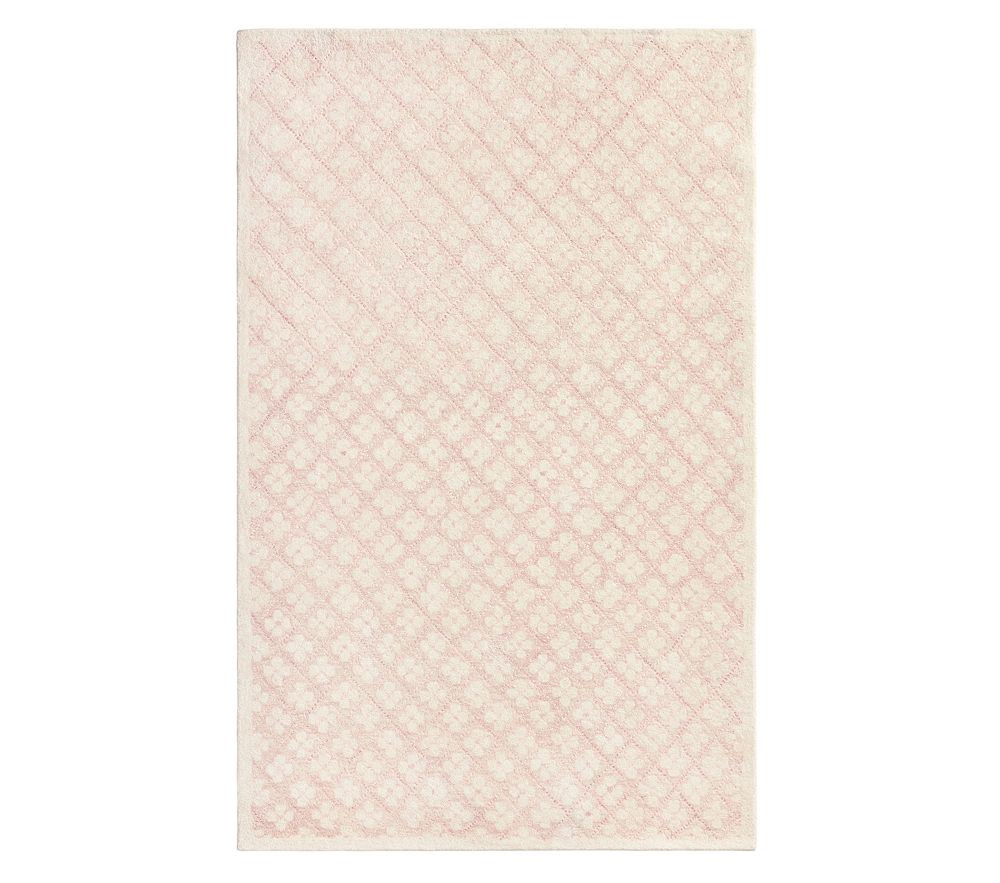 Ella Floral Wool Rug | Pottery Barn Kids