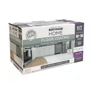 Rust-Oleum Home 1 qt. Ultra White Interior Floor Base Semi-Gloss Clear Coating Kit 360099 - The H... | The Home Depot